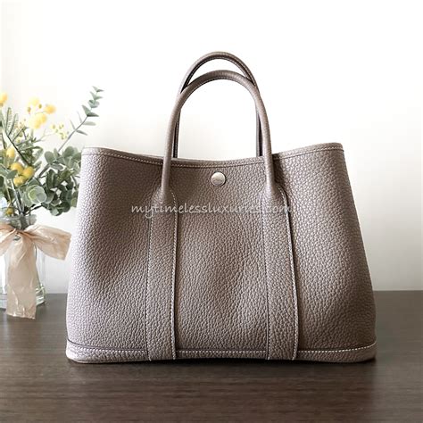 hermes large garden party tote|hermes garden party 30 canvas.